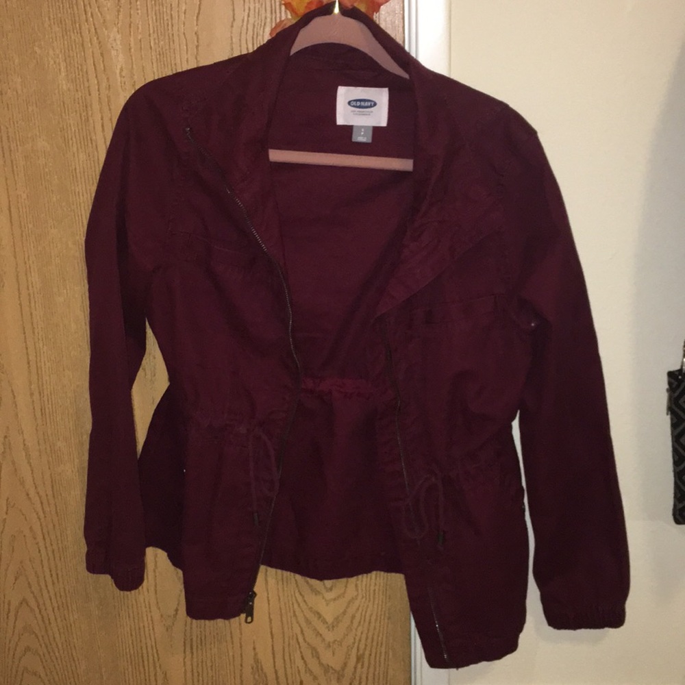 Maroon Jacket from Old Navy